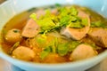 Thai noodle soup (Kuay Tiew)