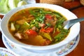 Thai northeast spicy soup