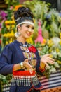 Thai northeastern Phutai dancer.