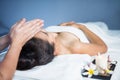 Thai oil massage at head Royalty Free Stock Photo