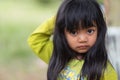 Thai orphan little girl portrait