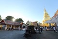 Thai pagoda in Lamphun Thailand