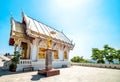 Thai Pagoda Style Buddhist Monastery in Kathmandu, Nepal Royalty Free Stock Photo