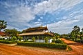 Thai palace temple in burma style HDR