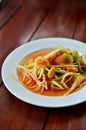 Thai papaya salad