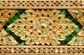 Thai pattern temple wall. Thai identity