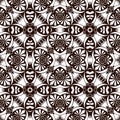 Thai pattern, white and black, Can be patterned in all directions seamless vector files