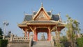 Thai pavilion style Beautifully decorated at Chalerm Prakiat park in Nonthaburi province, Thailand