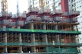 Thai people build and work on Building Business Construction Sit