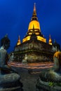 Thai people come for walking around for pray