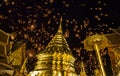 Thai people floating lamp