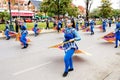 Thai people on the parade in ChiangMai Flower Festival 2013