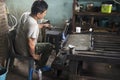 Thai people use lead and gas welding for fix and solder radiator