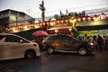 Thai people walking join party of San Chao Pho Suea or Tiger god shrine festiva