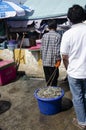 Thai people worker working at Ang Sila in Chonburi, Thailand