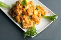 Thai Pineapple Fried Calamari Royalty Free Stock Photo