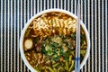 Thai pork noodle