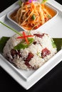 Thai Pork and Rice Dish Royalty Free Stock Photo
