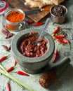 Thai Red Curry Paste Royalty Free Stock Photo