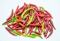 Thai red hot chili peppers Royalty Free Stock Photo