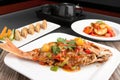 Thai Red Snapper with Tamarind Royalty Free Stock Photo