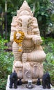 Thai religious figure in the guise of an elephant