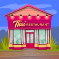 Thai Restaurant with Asian Style Dishes, Thailand