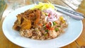 Thai Rice Mixed with Shrimp paste or Kao Kluk Gapi