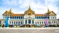 Thai royal grand palace in Bangkok, Asia Thailand. Royalty Free Stock Photo