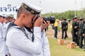 Thai sailor photographer take a picture