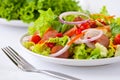 Thai sausage salad spicy-sour dressing Royalty Free Stock Photo