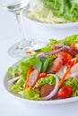 Thai sausage salad spicy-sour dressing Royalty Free Stock Photo