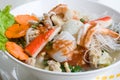 Thai seafood noodle