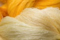 Thai silk background ,silk thread