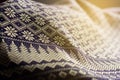 Thai silk cloth handmaded for background. Thailand. Royalty Free Stock Photo