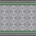 Thai silk ikat fabric pattern