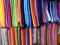 Thai silks, Chaing Mai, Thailand. Royalty Free Stock Photo