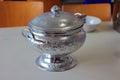 thai silver rice pot