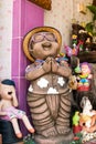 Thai Smile Clay Dolls Royalty Free Stock Photo