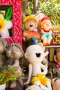 Thai Smile Clay Dolls Royalty Free Stock Photo