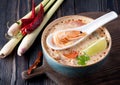 Thai soup Tom Yam Royalty Free Stock Photo
