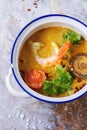 Thai soup Tom Yam Royalty Free Stock Photo