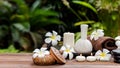 Thai Spa.  Massage spa treatment aroma for healthy wellness and relax. Royalty Free Stock Photo