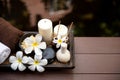 Thai Spa. Massage spa treatment aroma for healthy wellness and relax Royalty Free Stock Photo