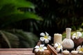 Thai Spa.  Massage spa treatment aroma for healthy wellness and relax. Royalty Free Stock Photo