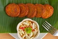 Thai spicy fried fish cake Royalty Free Stock Photo