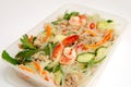 Thai spicy seafood salad Royalty Free Stock Photo