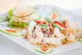 Thai spicy seafood salad Royalty Free Stock Photo