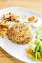 Thai Spicy Shrimp Paste Fried Rice Royalty Free Stock Photo