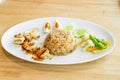 Thai Spicy Shrimp Paste Fried Rice Royalty Free Stock Photo